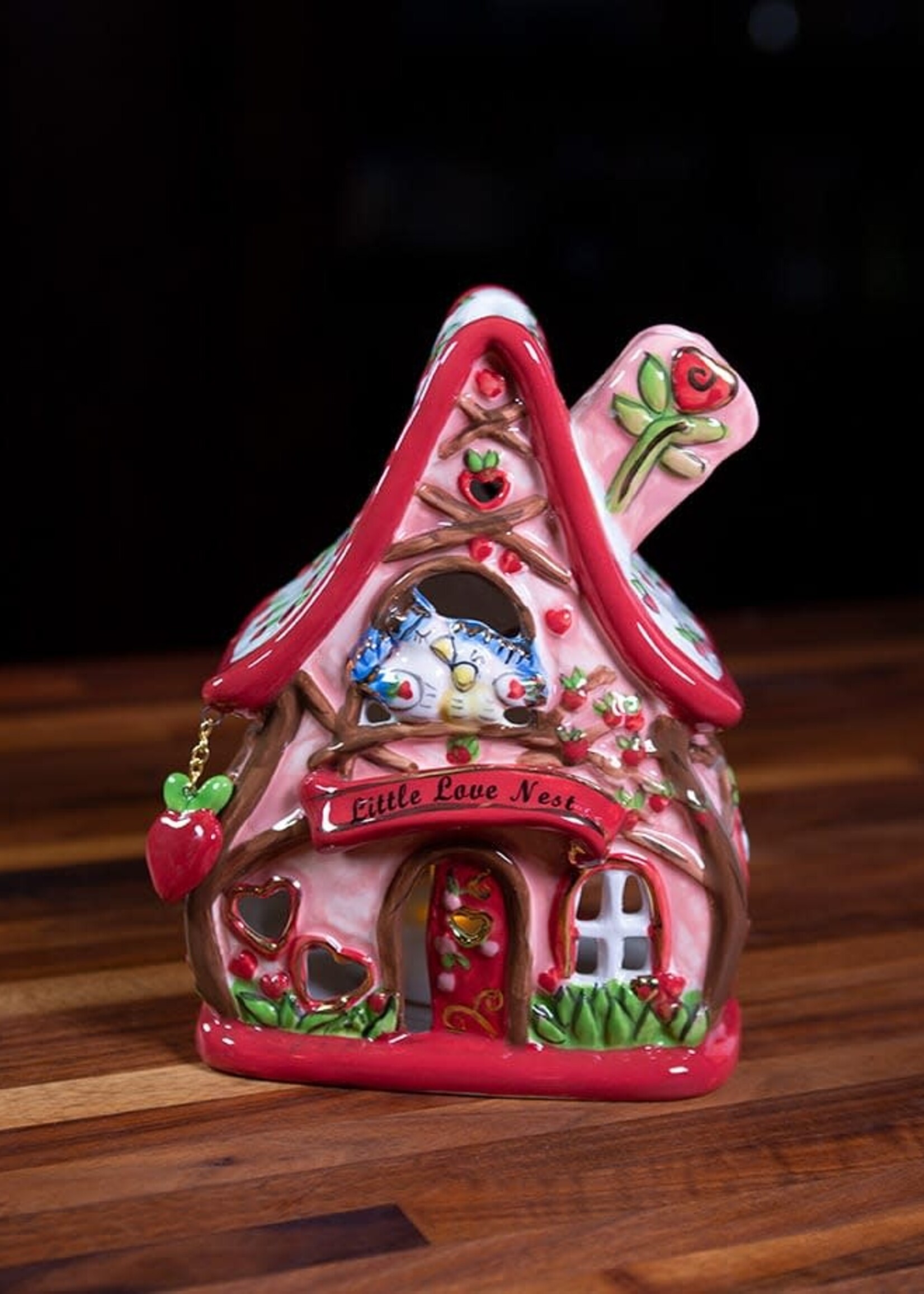 Blue Sky Clayworks *Little Love Nest Candle House-Blue Sky