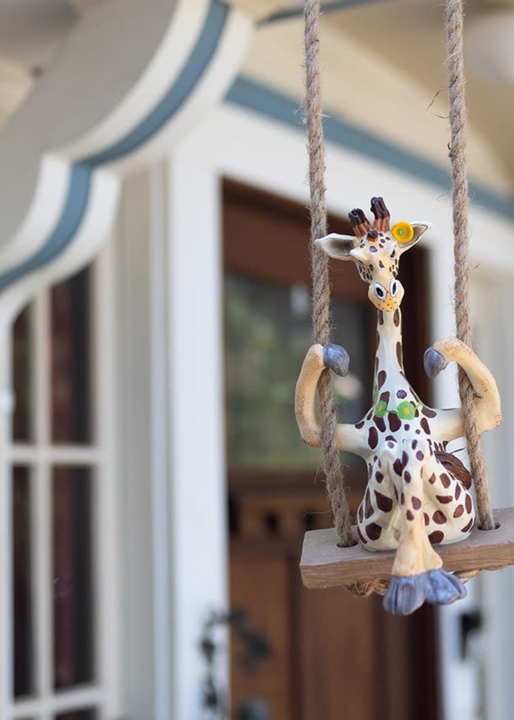 Blue Sky Clayworks *Giraffe Swinger-Blue Sky