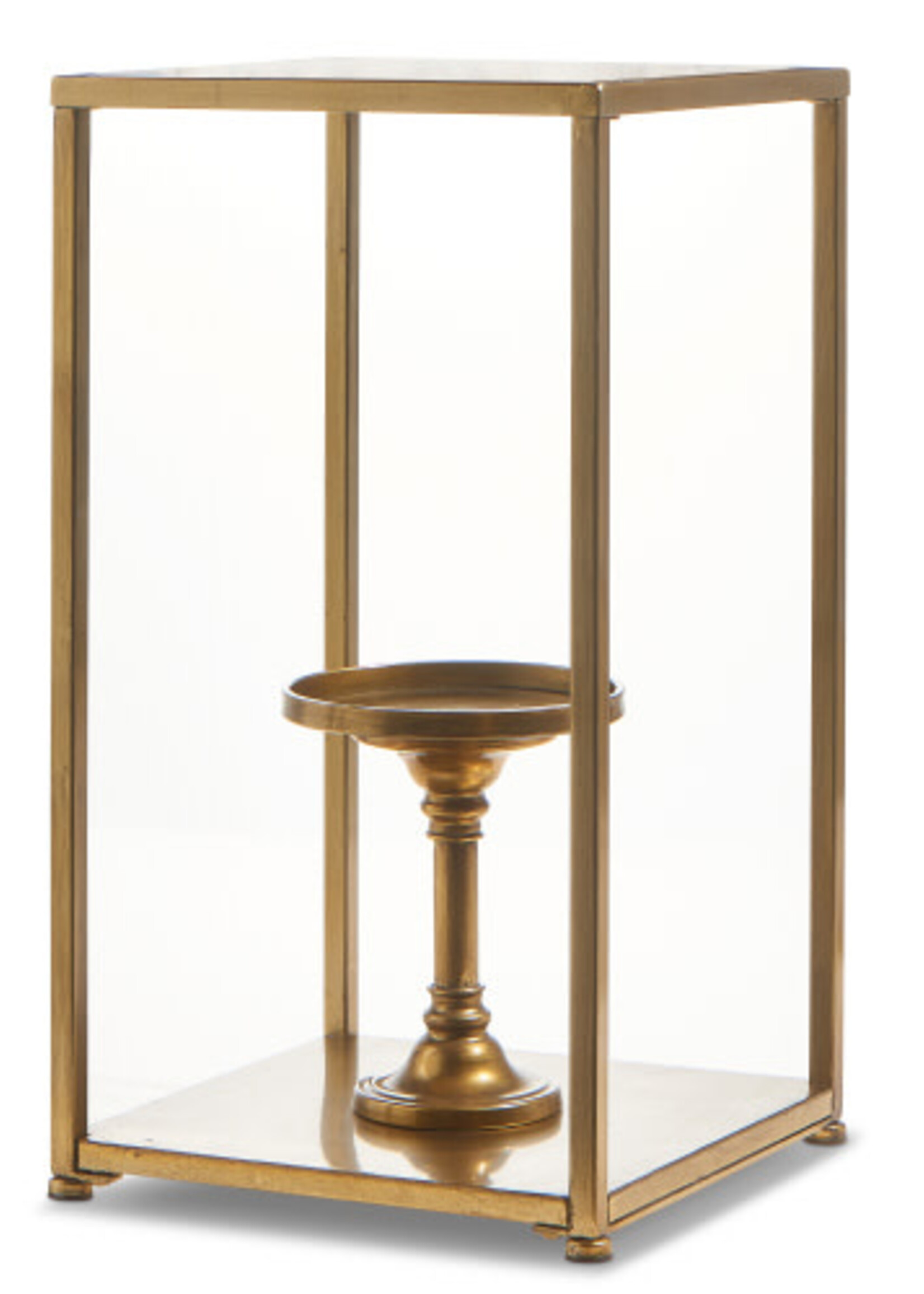 Raz *24.25" Gold Box Frame Candle Holder RAZ-Design