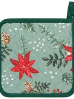 Danica *s/2 Poinsettia Pot Holders-Danica