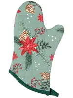 Danica *s/2 Poinsettia Oven Mitts-Danica