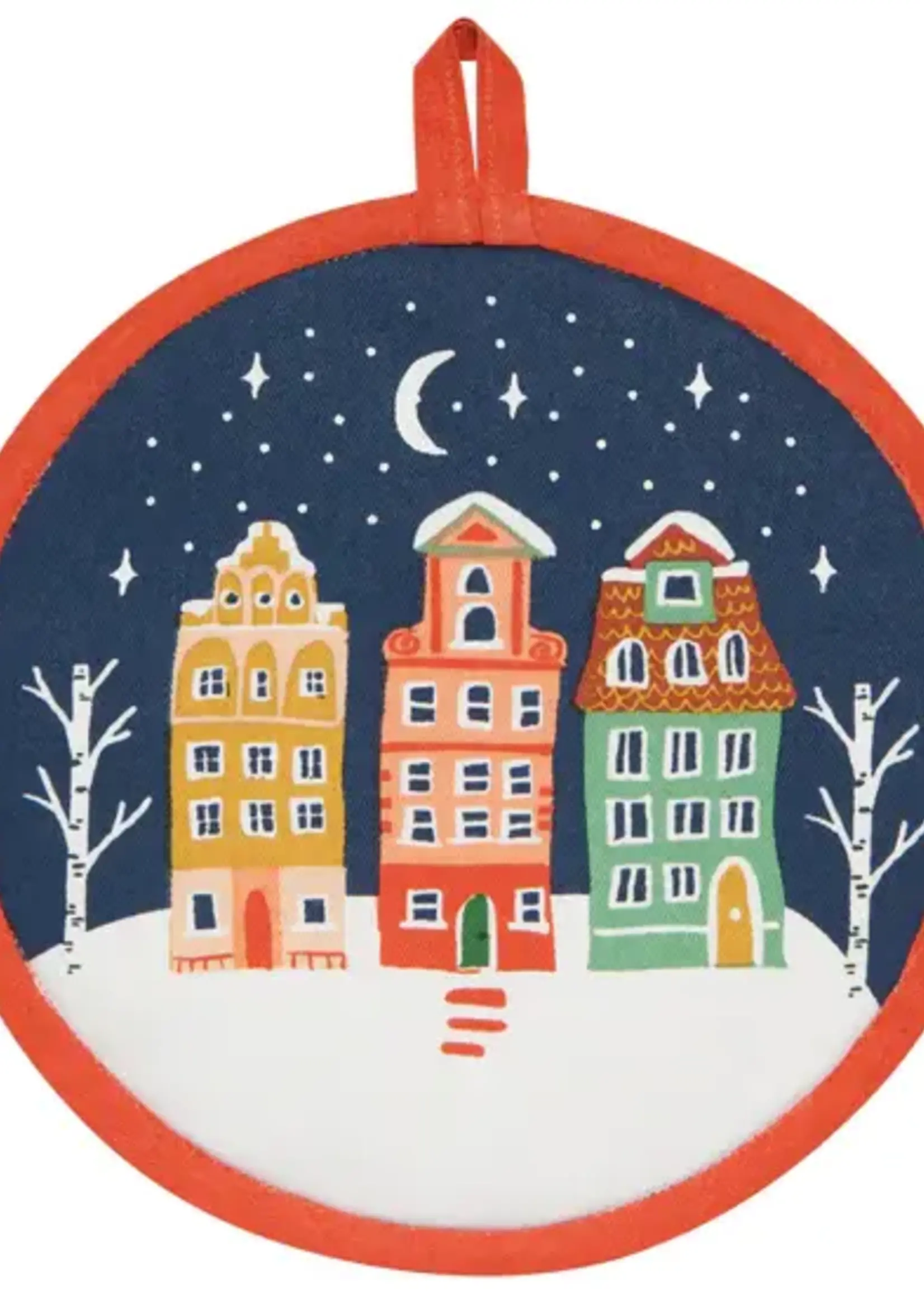 Danica *Candy Cane Lane House Pot Holder-Danica