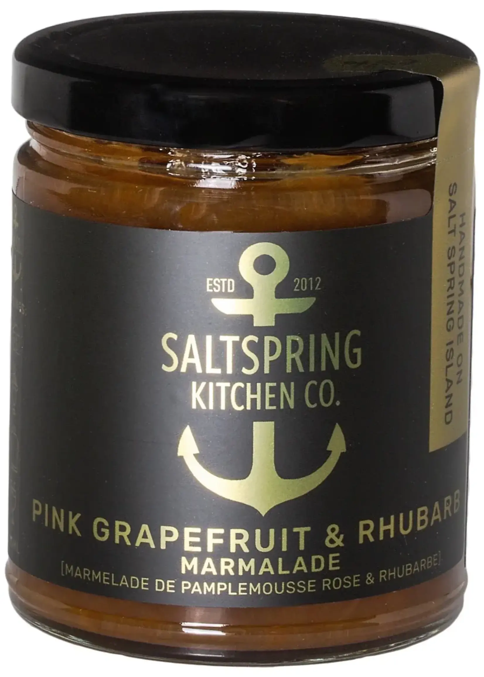 Salt Spring Kitchen *270ml Pink Grapefruit & Rhubarb Jam-SaltSpring