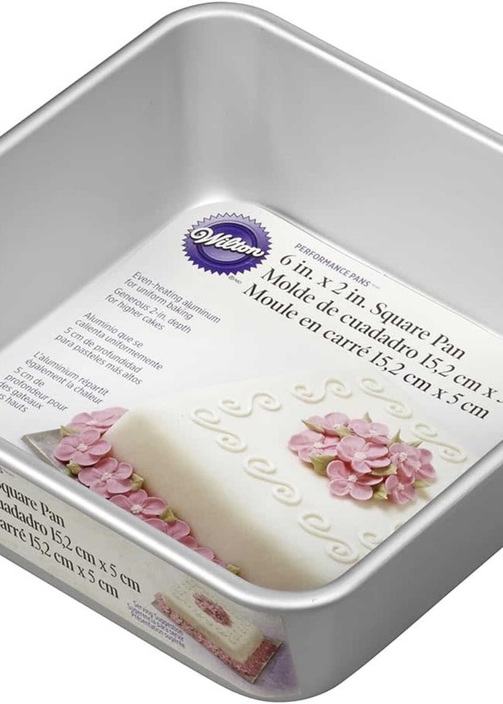 Wilton *6x2" Sq Cake Pan-Wilton