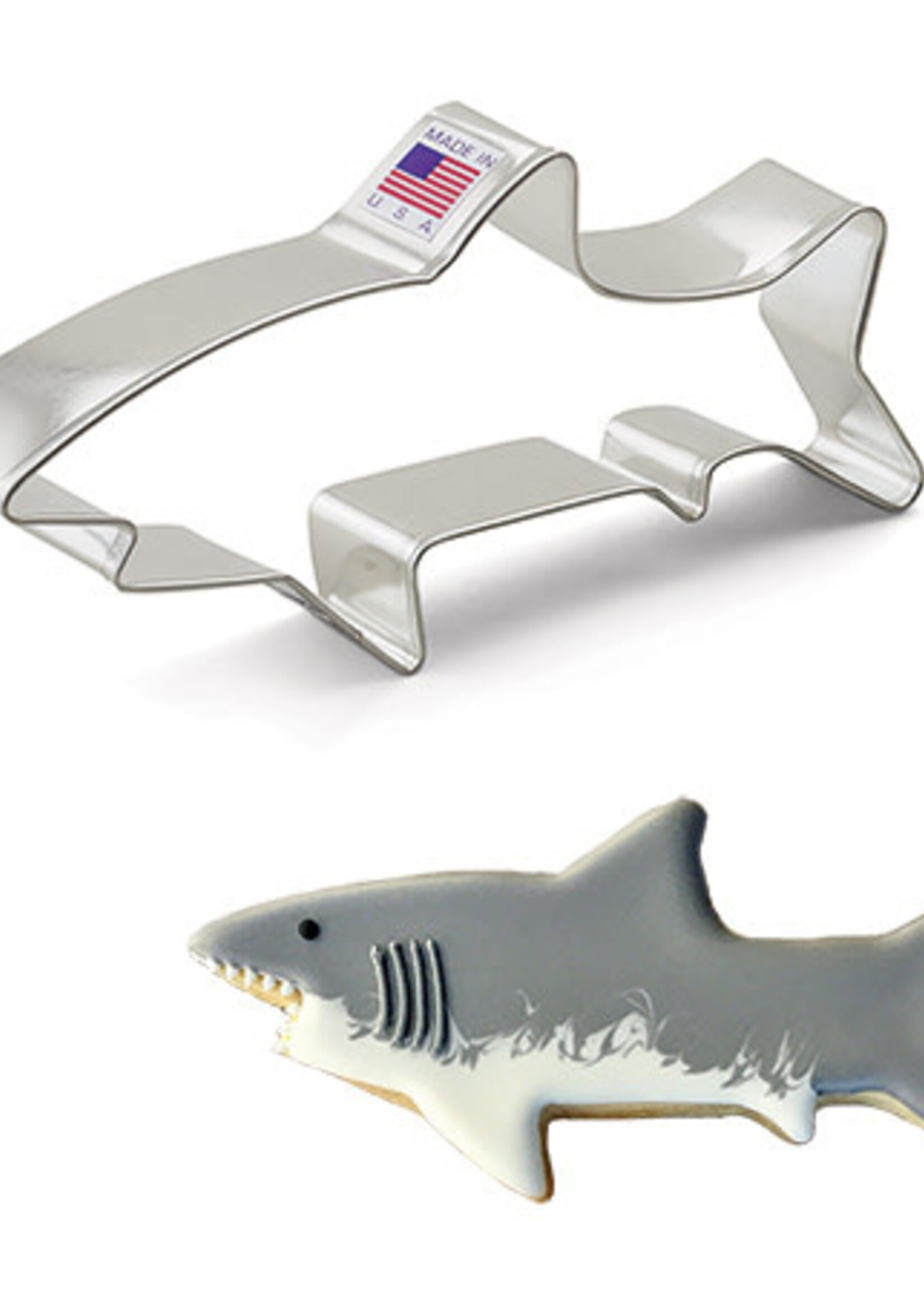 Ann Clark *Lg Shark Cookie Cutter-Ann Clark