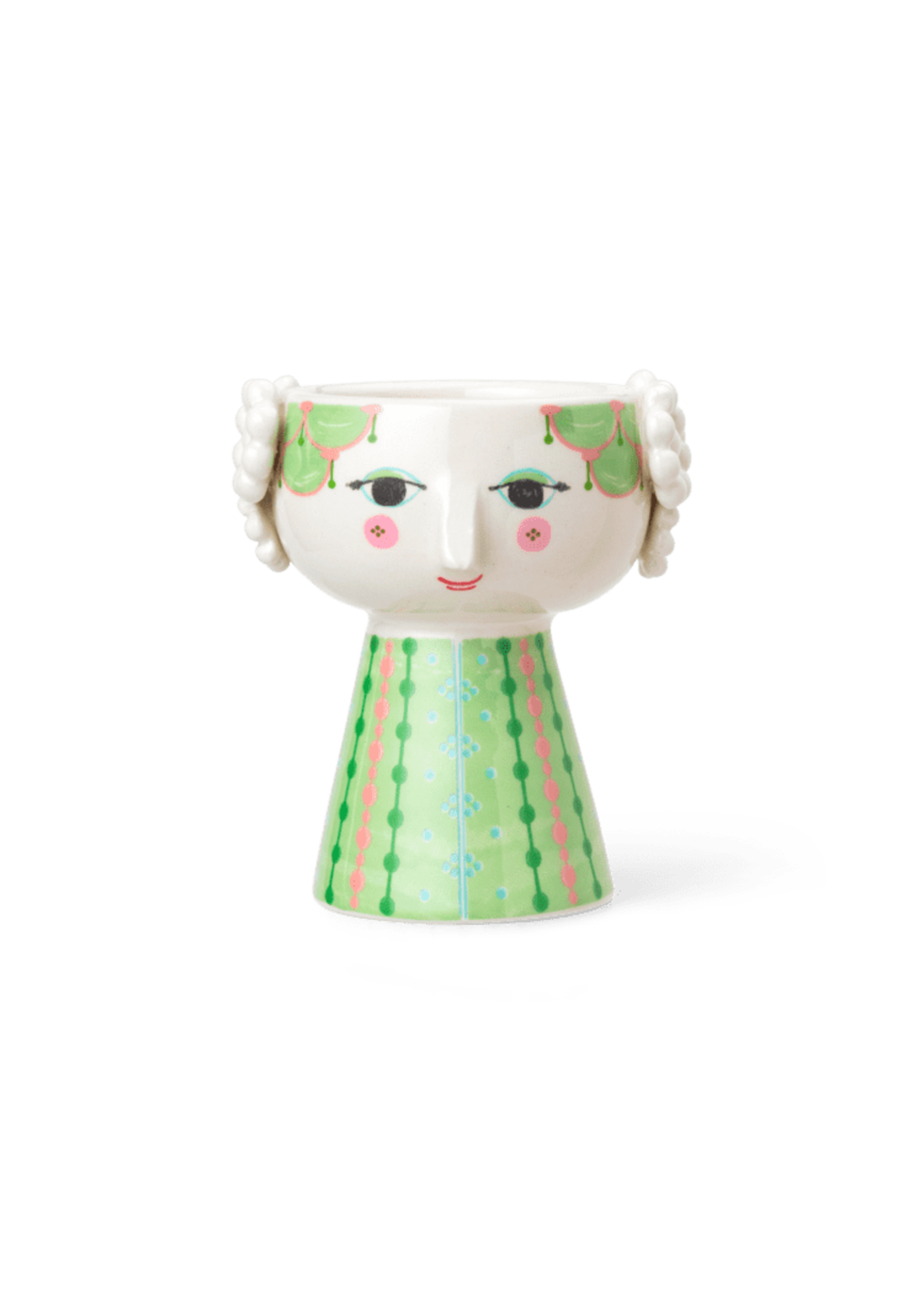Bjorn Wiinblad *Light Green Eva Candle Holder-Rosendahl