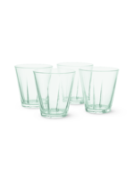 Rosendahl *4pc 8.8oz Clear Green Recycled Old Fashioned Glasses-Rosendahl