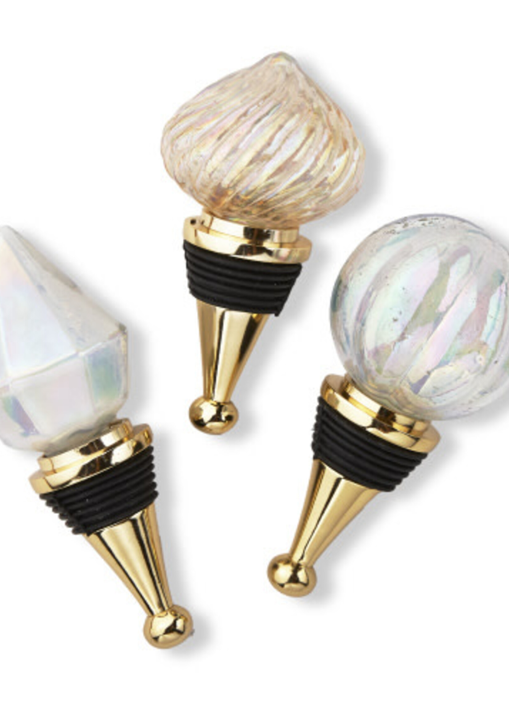 Tag *Asstd Glass Wine Bottle Stoppers Tag-Design