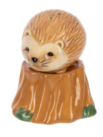 Ganz *Hedgehog /Stump Salt and Pepper Shakers-Ganz