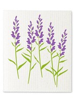 Swedish Cloth *Cream w/Purple Lavender Swedish Cloth-Abbott