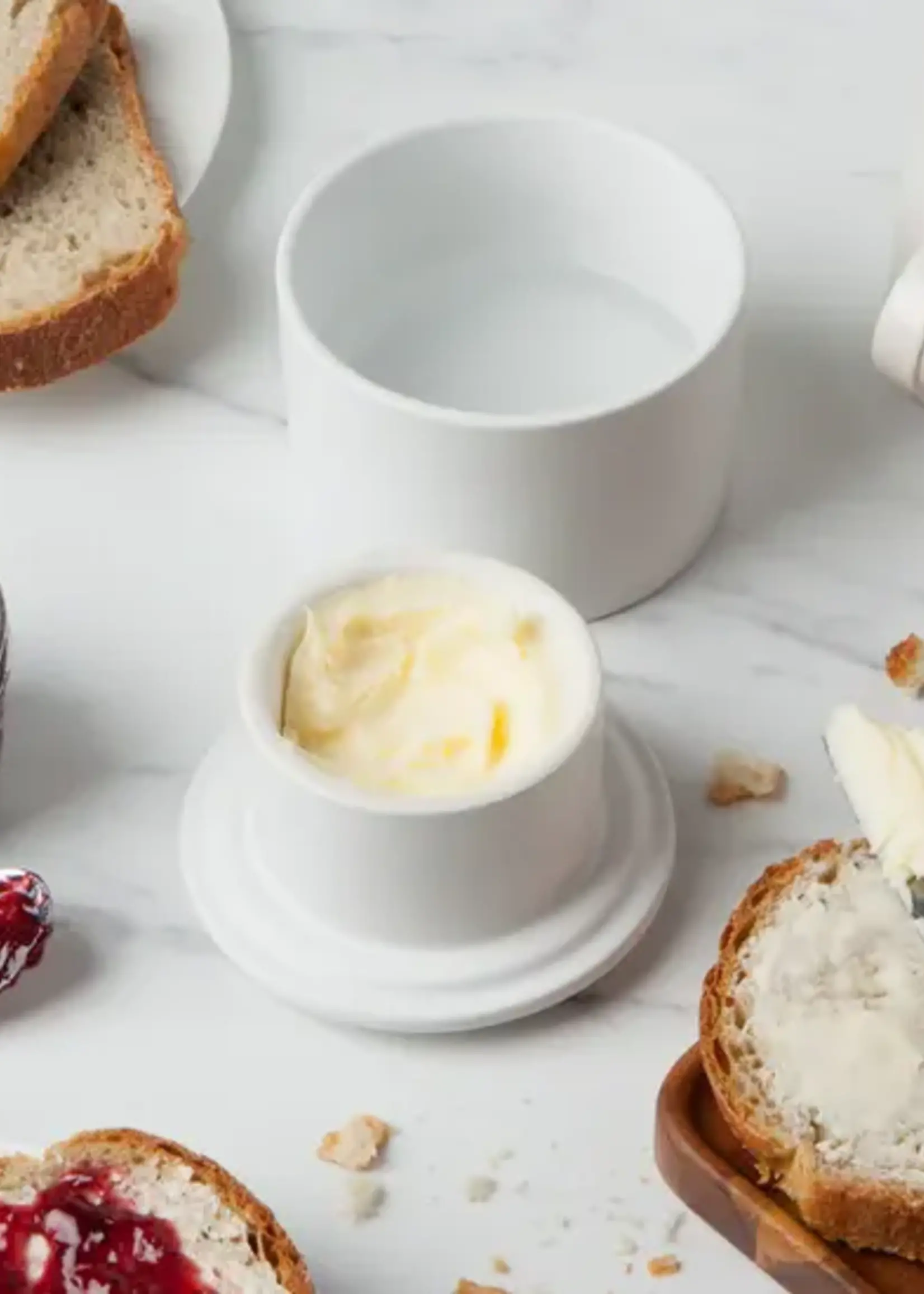 Danica *Matte White Butter Crock-Danica