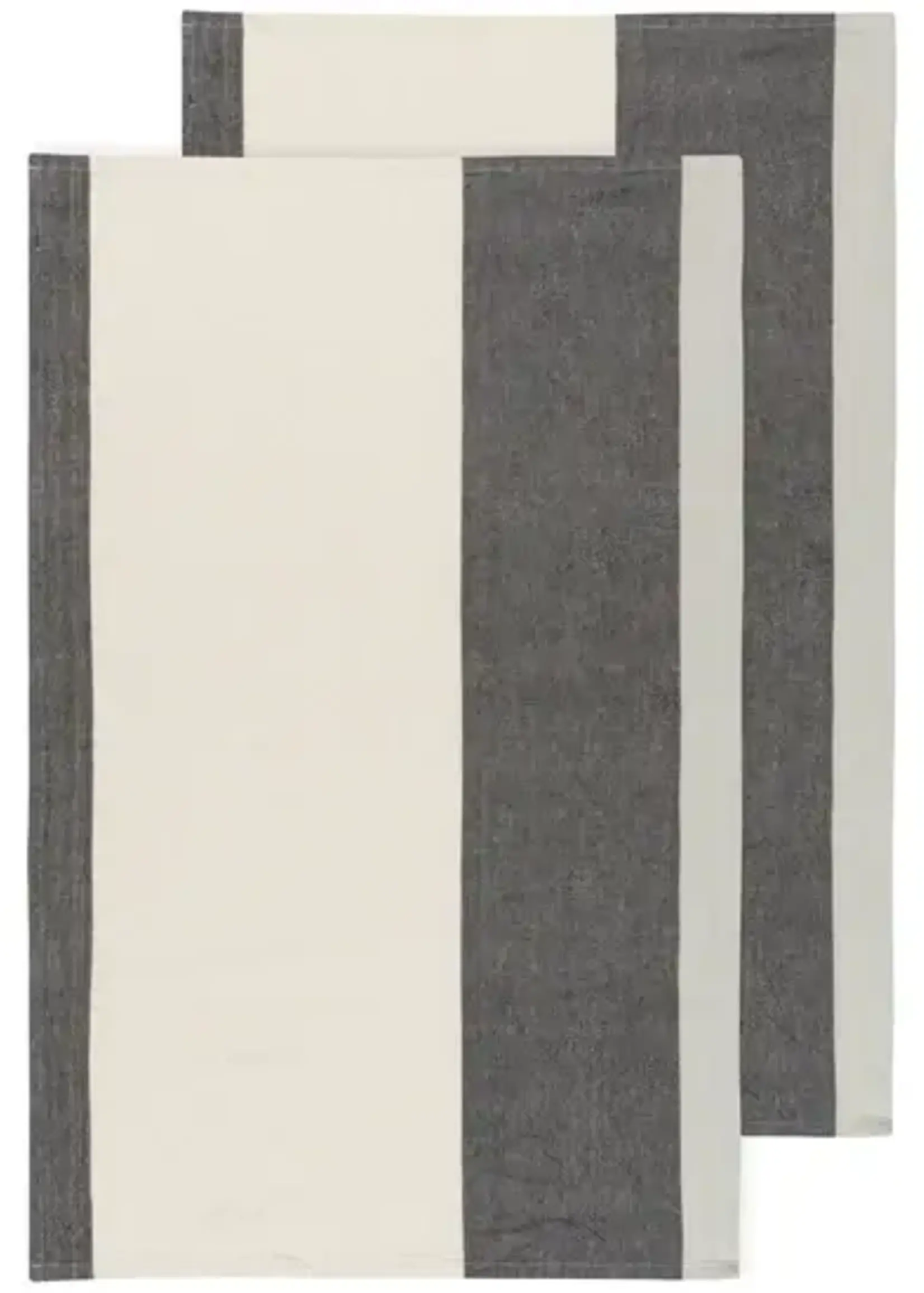 Danica *s/2 Black/Tan Striped Eclipse Formation Tea Towels-Danica