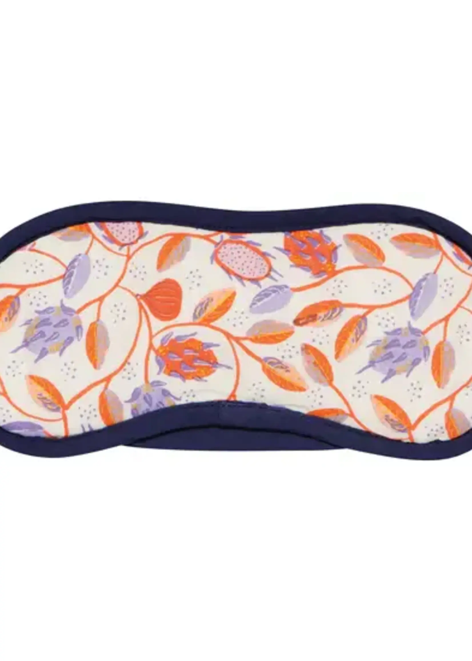 Danica *Gray w/Orange/Purple Flowers Sleep Mask-Danica