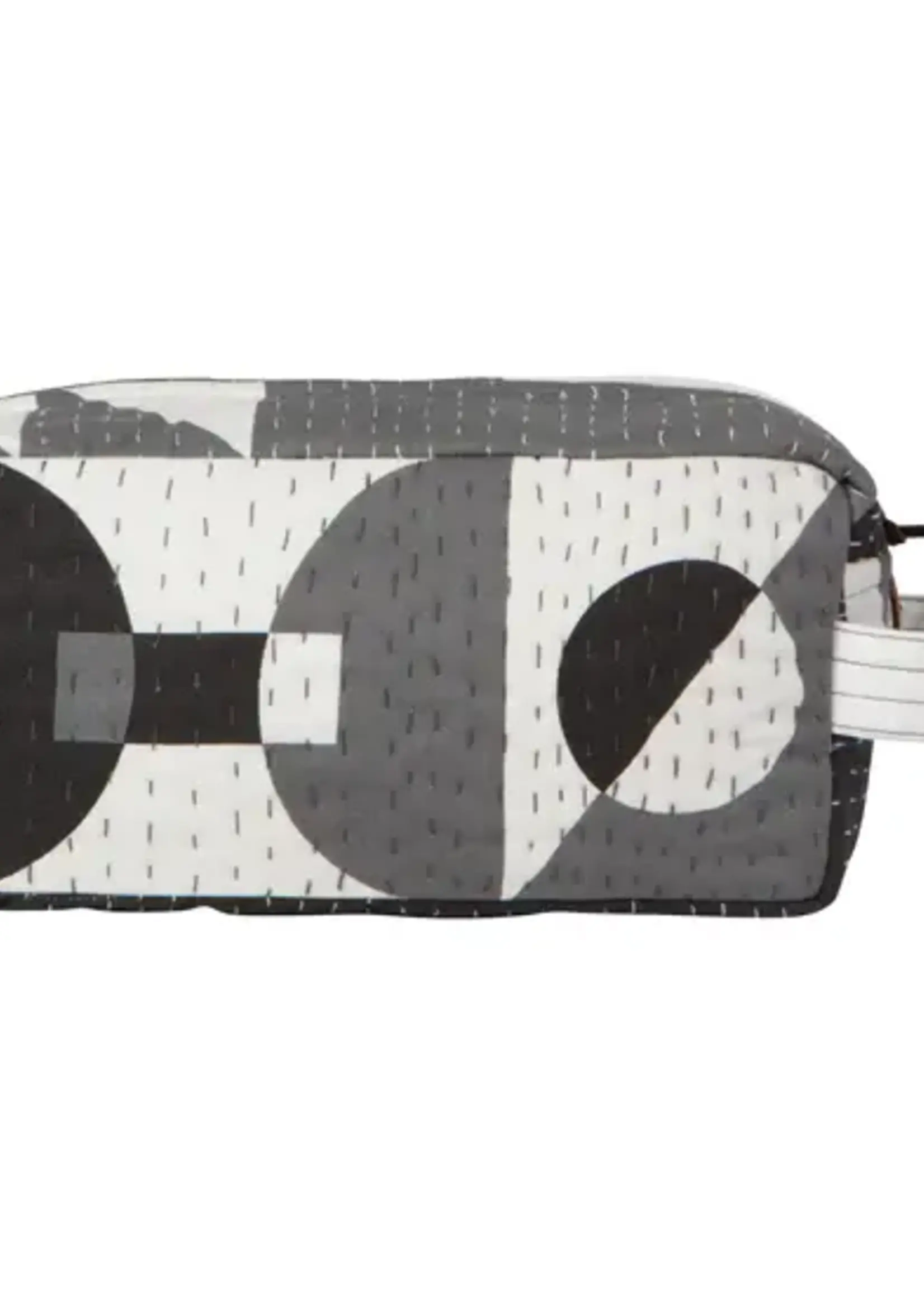 Danica *Black/White/Grey Eclipse Toiletry Bag-Danica