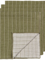 Danica *s/4 Olive Double Weave Napkins-Danica