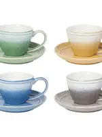Danica *s/4 Asstd Colour Mineral Espresso Cups and Saucers-Danica