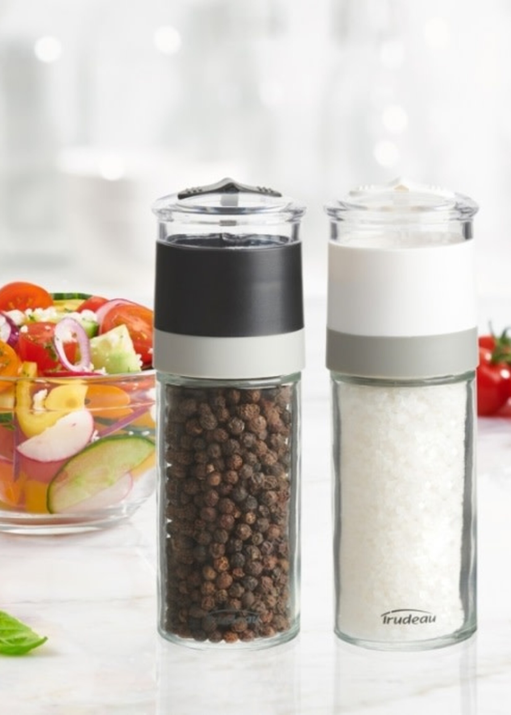 Trudeau *mini Acrylic Salt and Pepper Mill-Trudeau