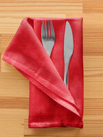 Fabstyles *s/4 Brick Red Casual Napkins-Fabstyles