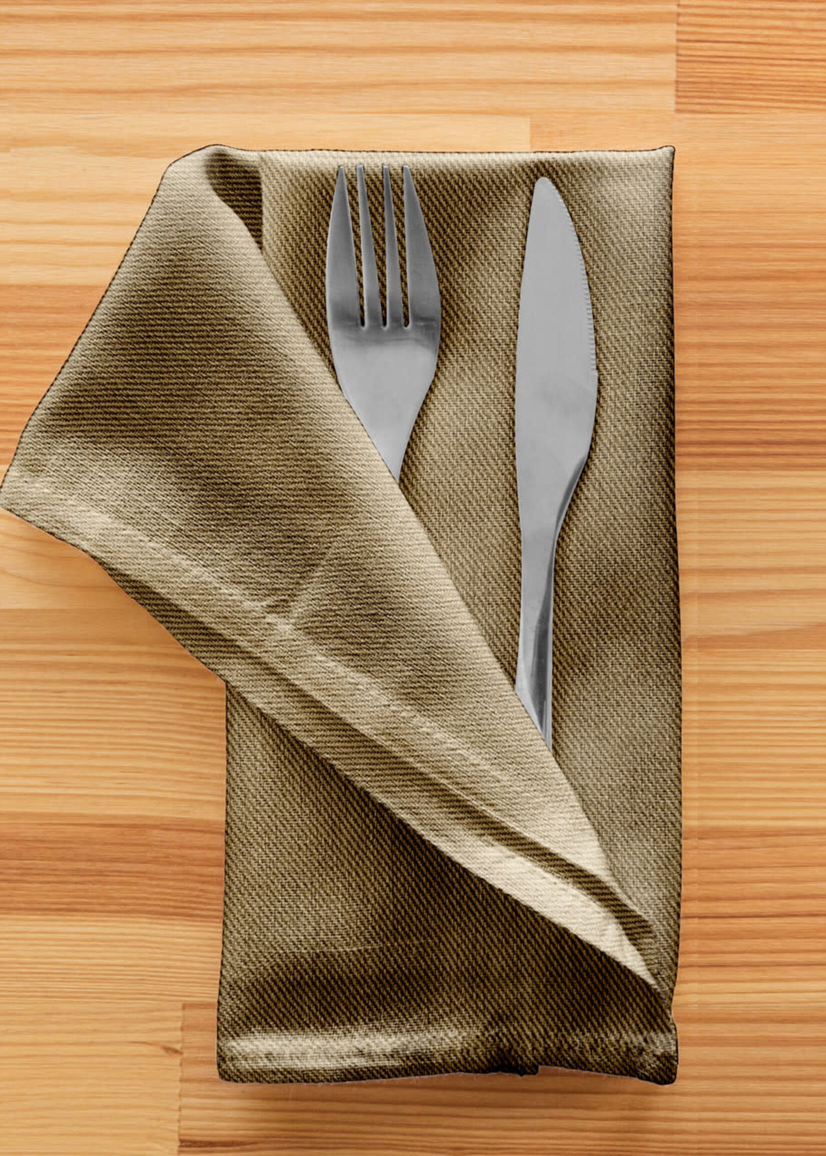 Fabstyles *s/4 Mocha Casual Napkins-Fabstyles