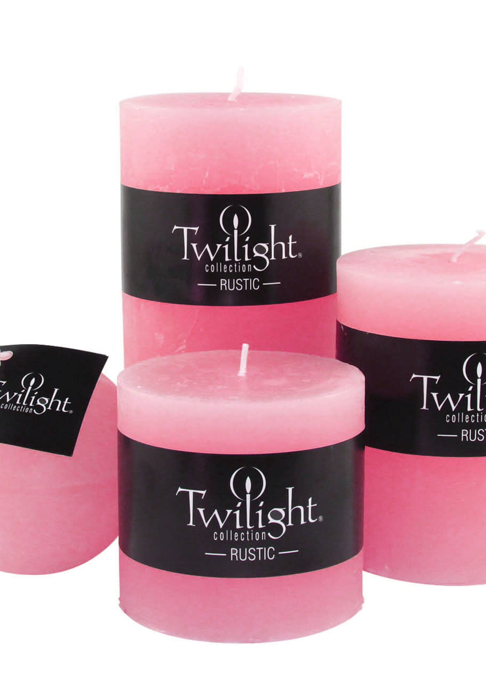 Twilight Collection *3x4" Pink Rustic Pillar-OCD