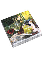 Twilight Collection *20pk Wine Glasses w/Grapes Cocktail Napkin-OCD
