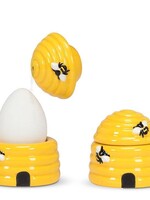Abbott *Beehive Egg Cup w/Salt Shaker-Abbott
