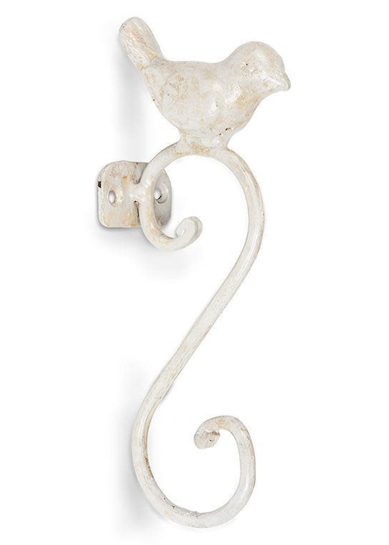 Abbott *White Cast Iron Bird Hook-Abbott