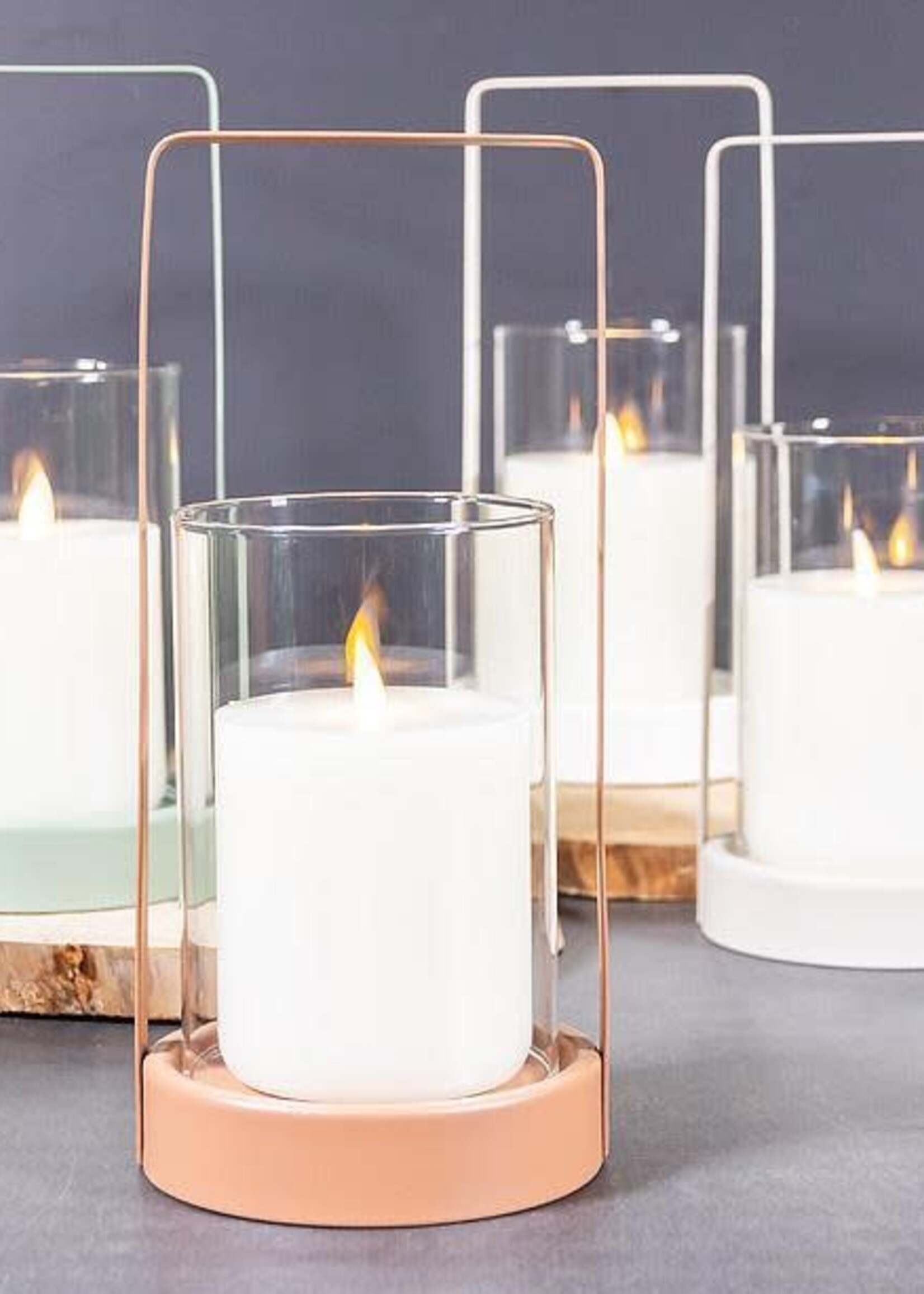 Abbott *10.5" Metal/Glass Asstd Lanterns-Abbott