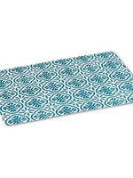 Abbott *Turquoise Stamp Tile Placemat-Abbott