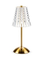Abbott *12" Gold Crystal Shade LED Table Light-Abbott
