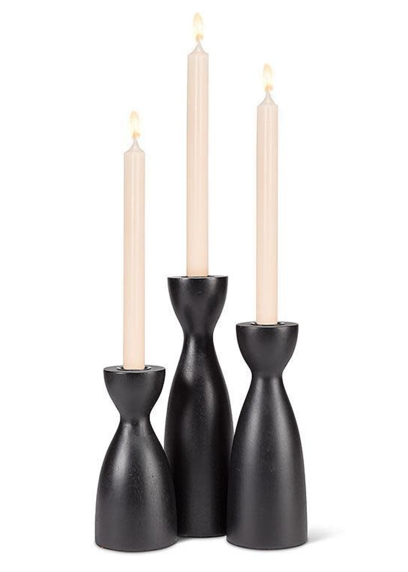 Abbott *6" Black Mangowood Curvy Taper Holder-Abbott