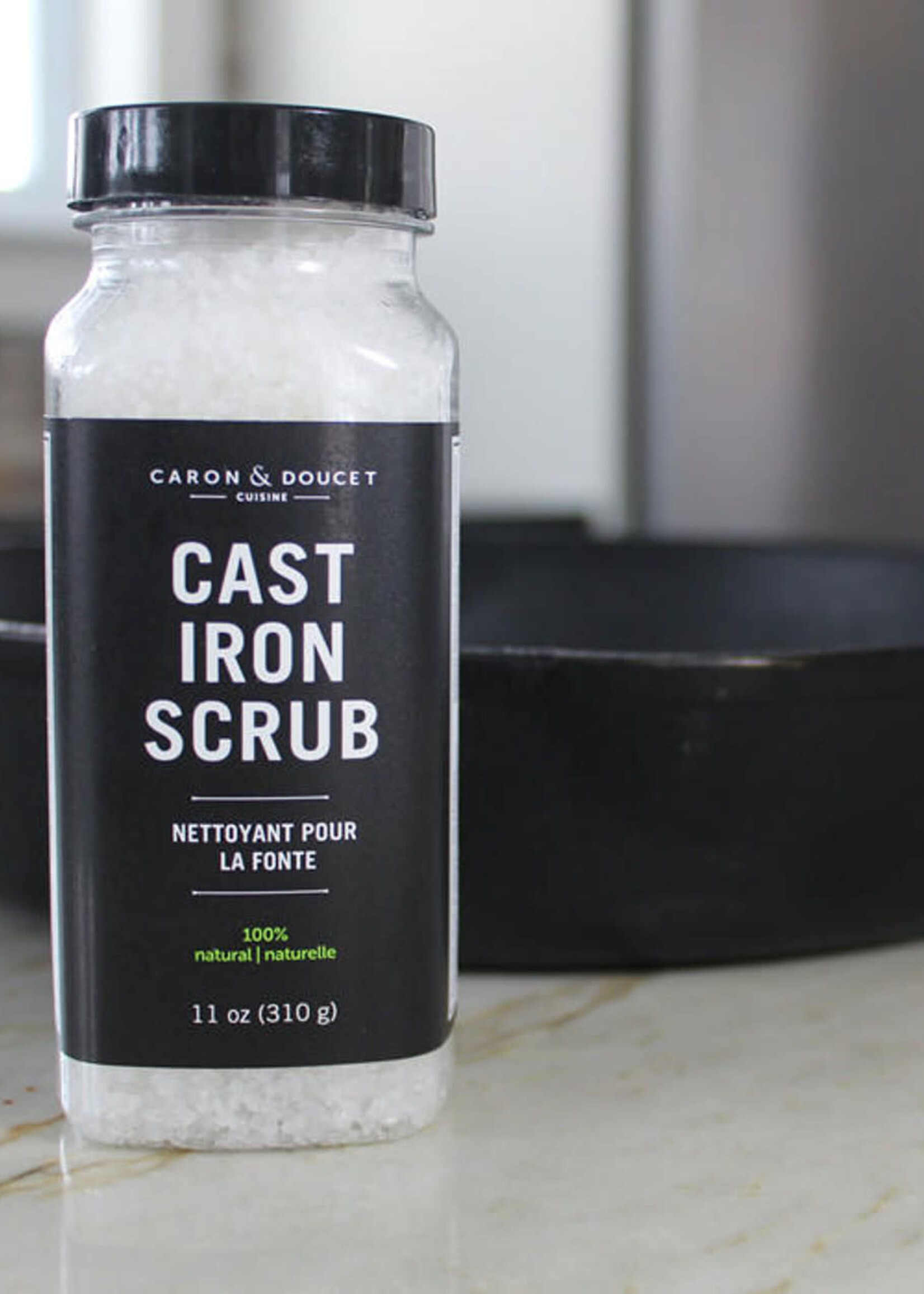 *310g Cast Iron Scrub-Gourmet Village