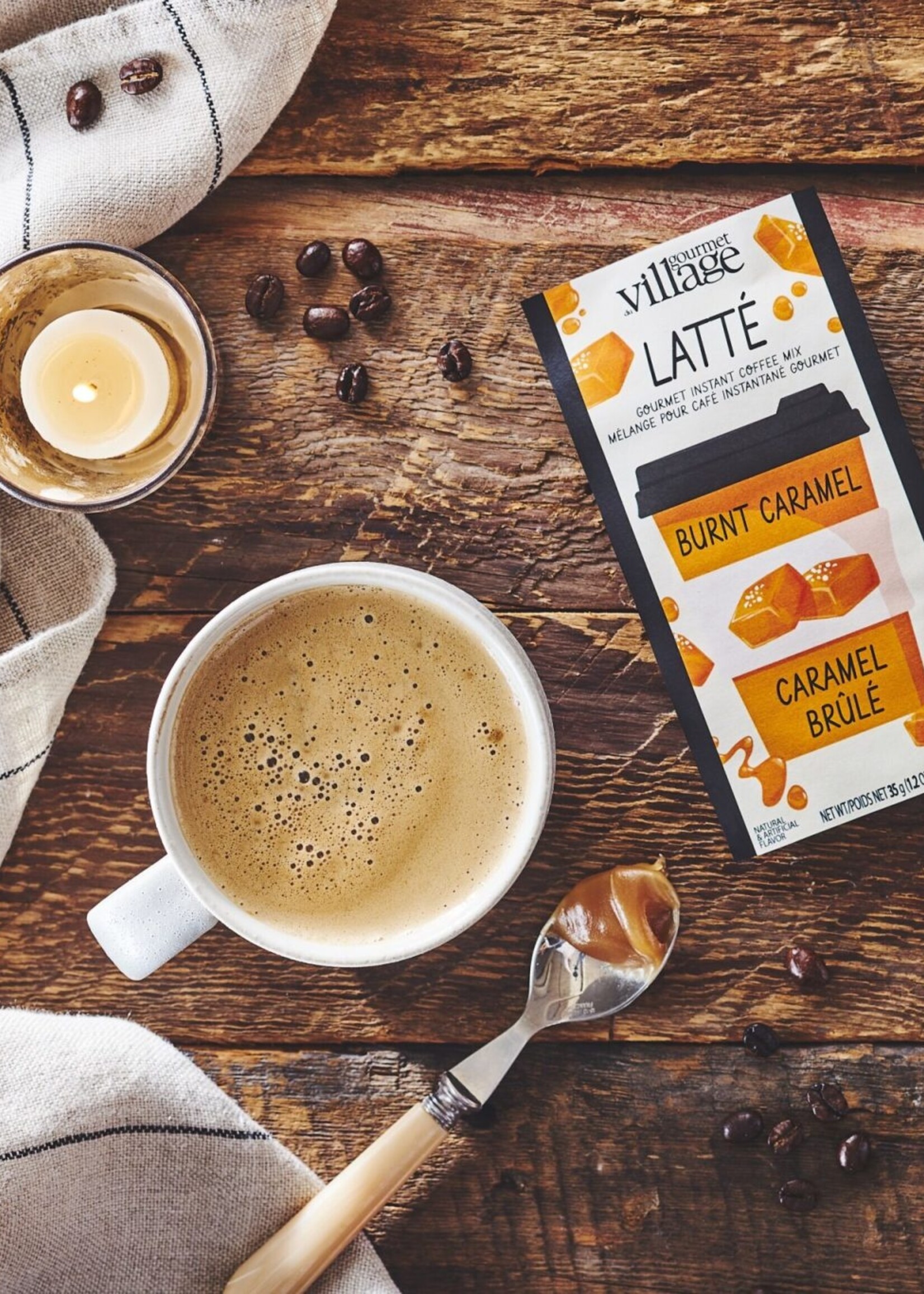 Gourmet du Village *mini Burnt Caramel Latte Instant Coffee-Gourmet Village