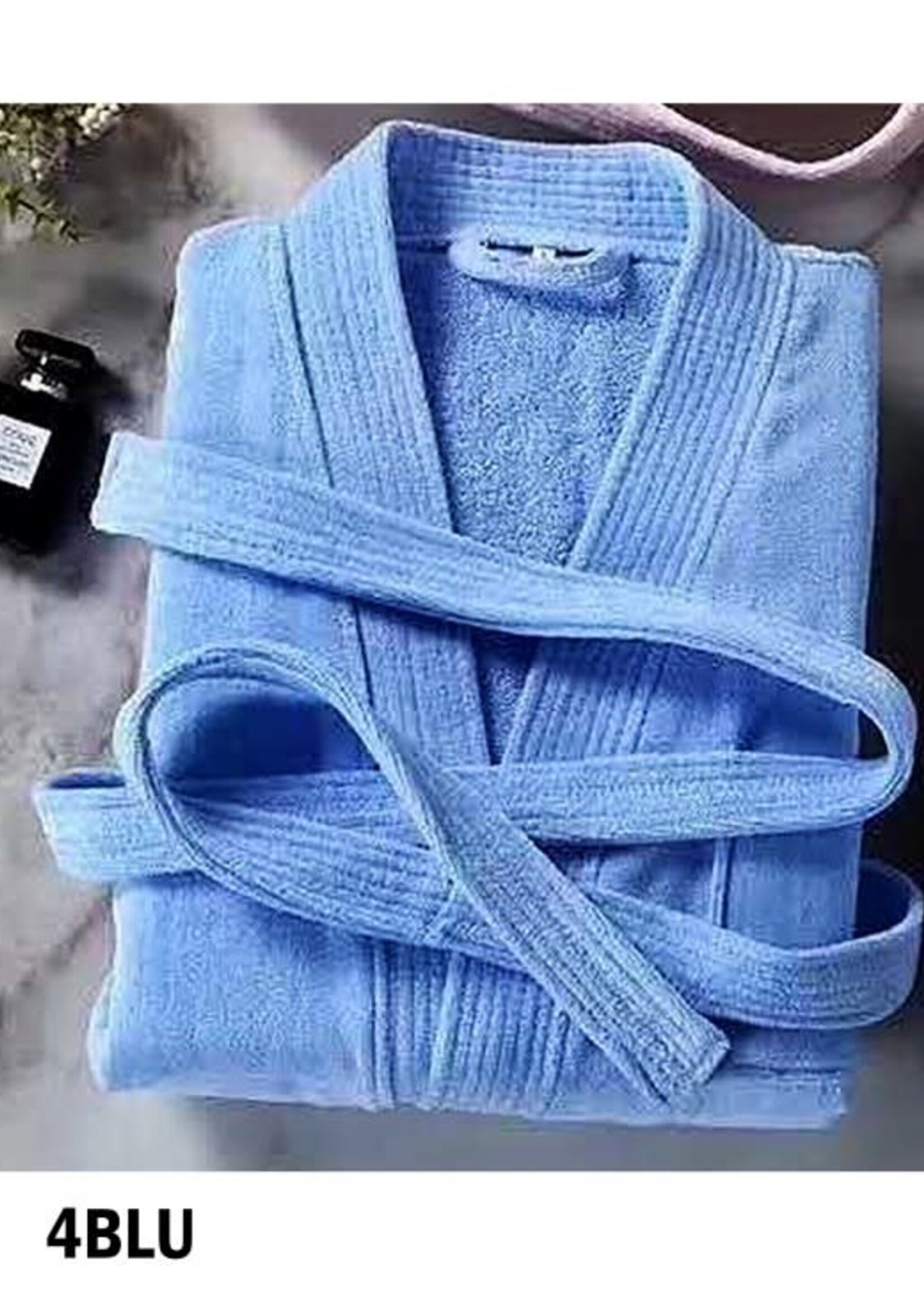 Grand International Trading *Blue Bathrobe with Pockets-Grand