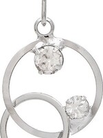 Rain Jewellery *Silver Cubic Loopy Circles Earring-Rain