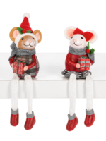 Ganz *Boy/Girl Christmas Mouse Shelf Sitters-Ganz