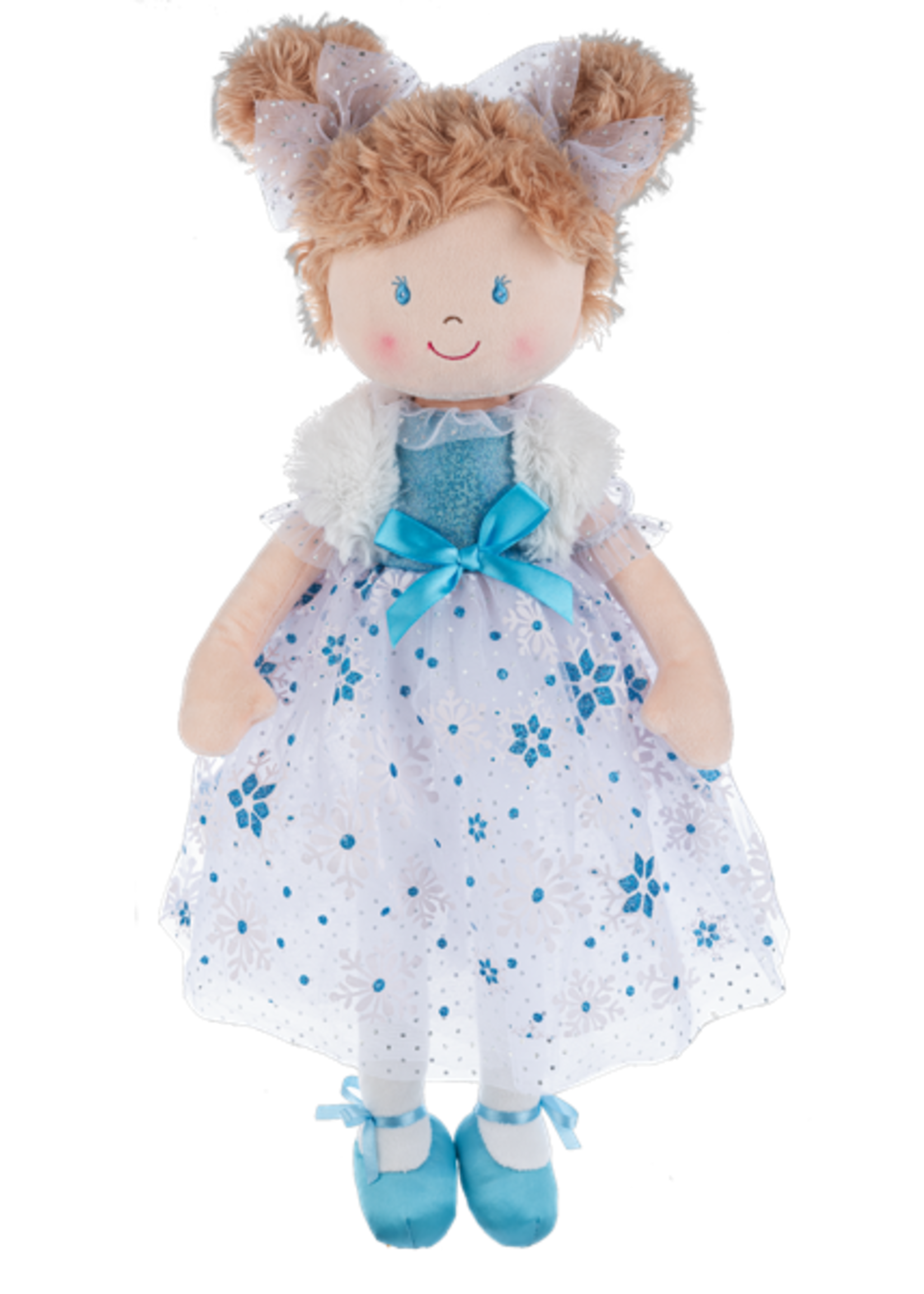 Ganz *20" Blu/White Snowflake Doll-Ganz