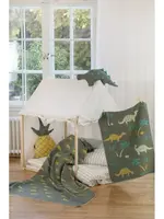 Fussenegger *28x36" Green Dinos Juwel Baby Blanket Fussenegger-Design