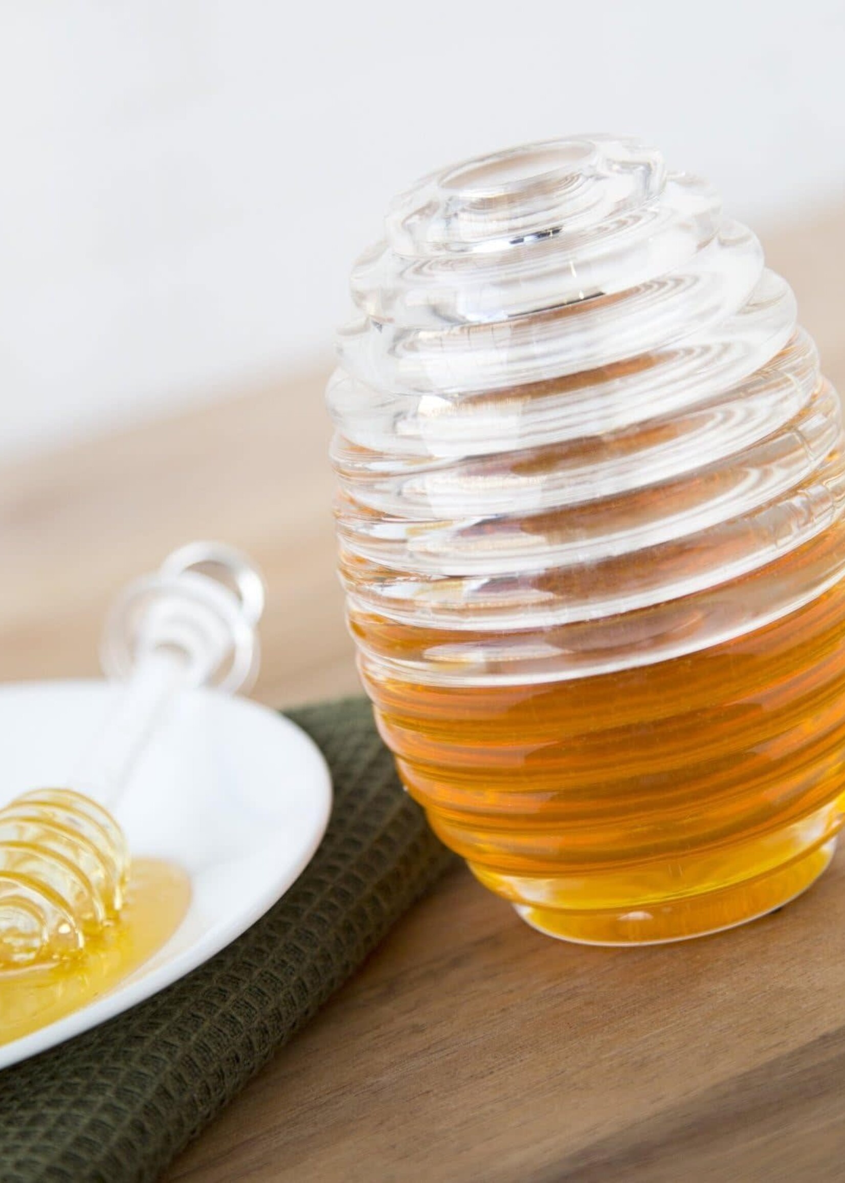 Foxrun *Acrylic Honey Jar w/Server-Foxrun