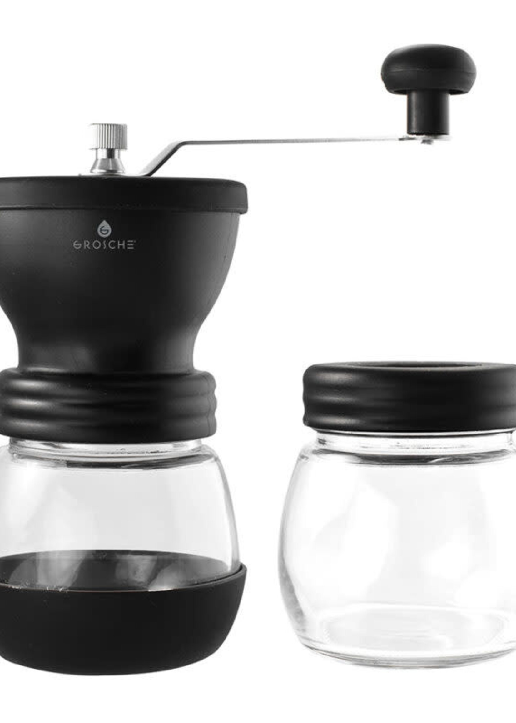 Grosche *Black Manual Coffee Grinder w/2 Jars-Grosche