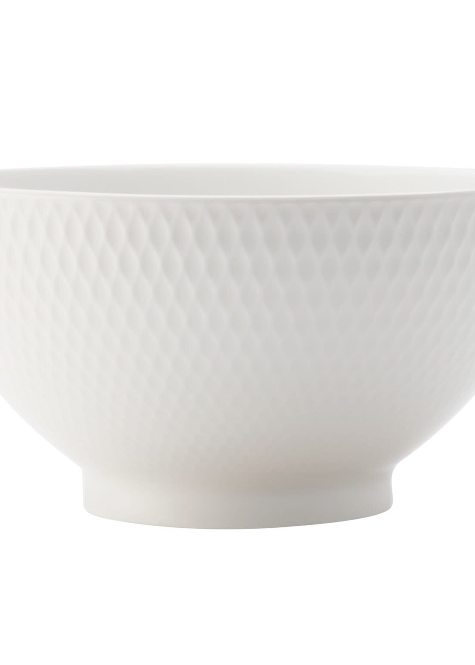 Maxwell Williams *6" White Round Diamond Bowl-Canfloyd