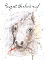 Bella Flor *Chardo-neigh Birthday Card-Bella