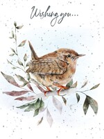 Bella Flor *Sparrow Sympathy Card-Bella