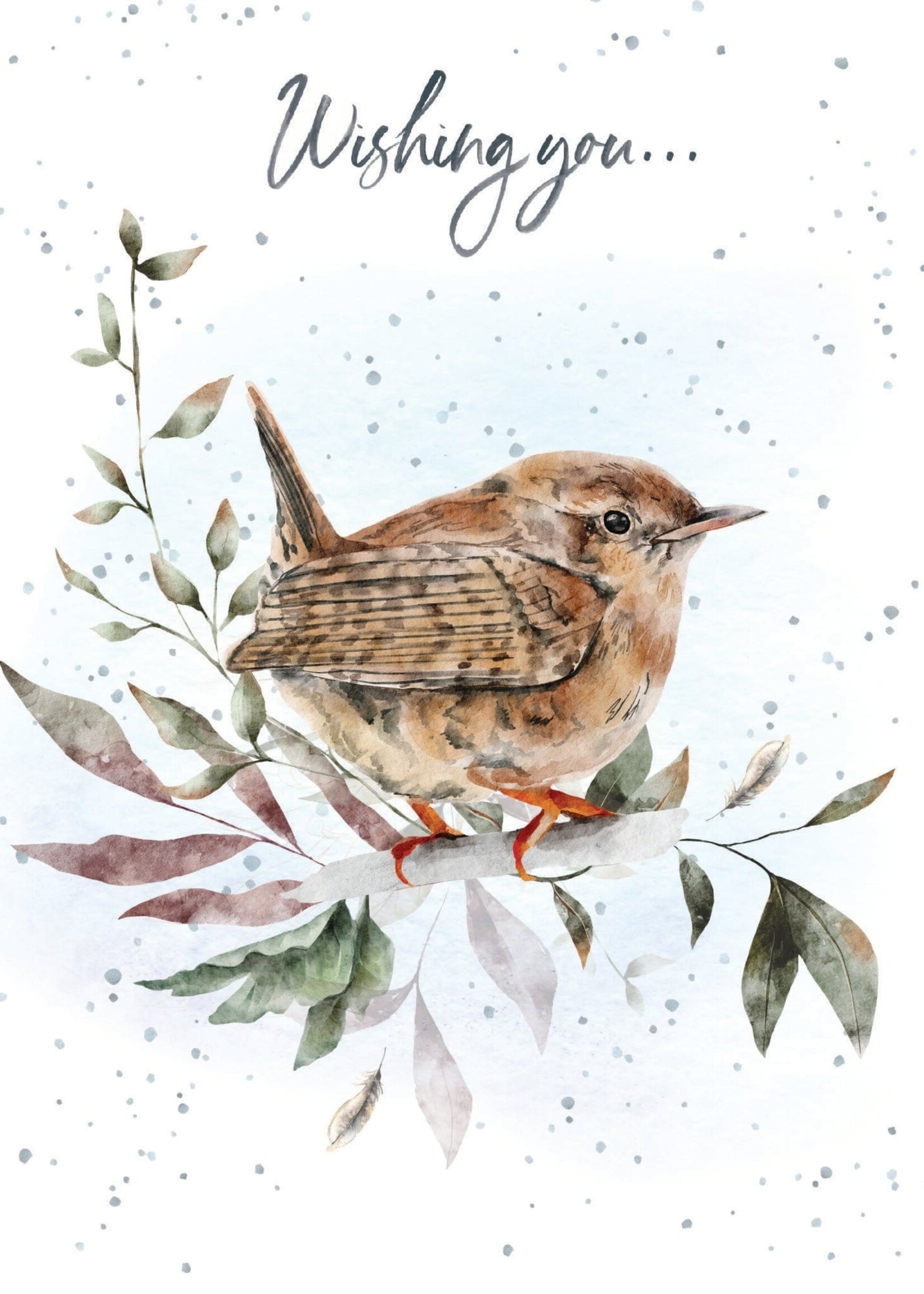 Bella Flor *Sparrow Sympathy Card-Bella