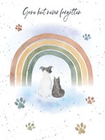 Bella Flor *Never Forgotten Pet Sympathy Card-Bella