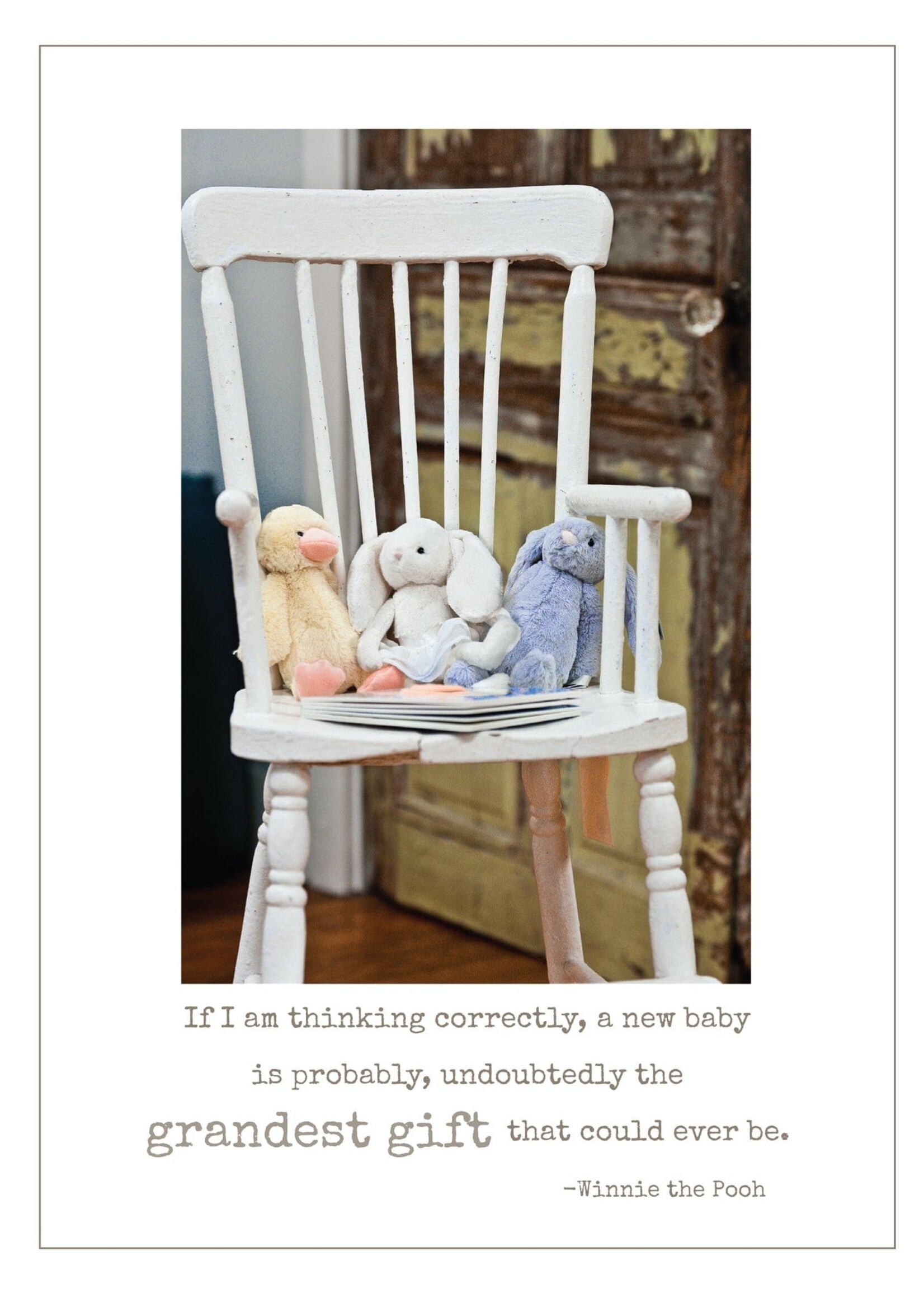 Bella Flor *Nursery Room Playmates New Born Card-Bella Flor