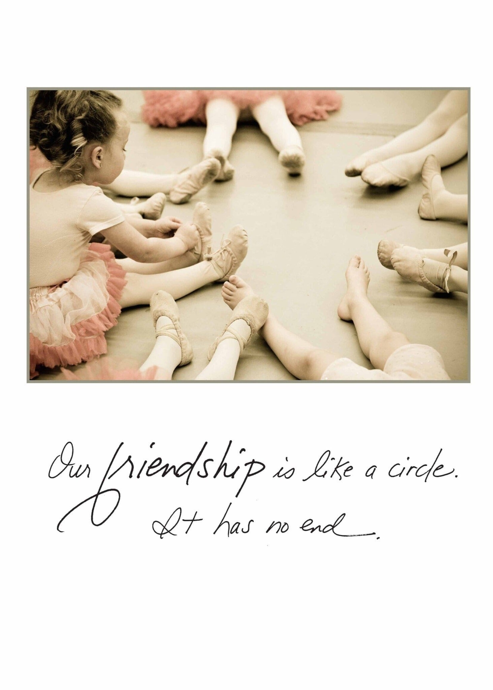 Bella Flor *Saturday Morning Ballet Friendship Card-Bella Flor