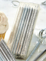 Tag *s/24 Tall Sparkle & Shine Silver Candles-Design