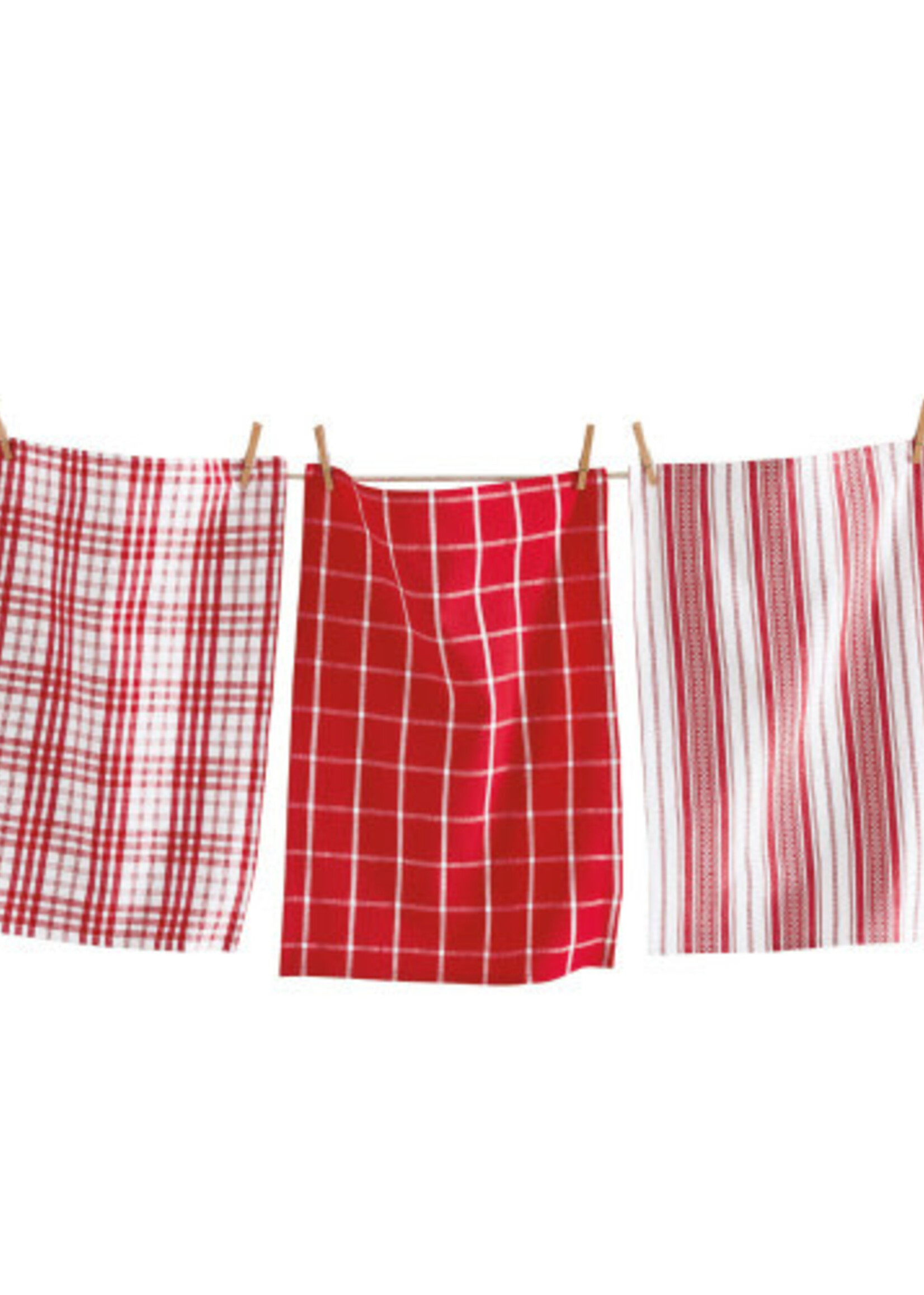 Tag *s/3 Merry Plaid Dishtowel Set-Design