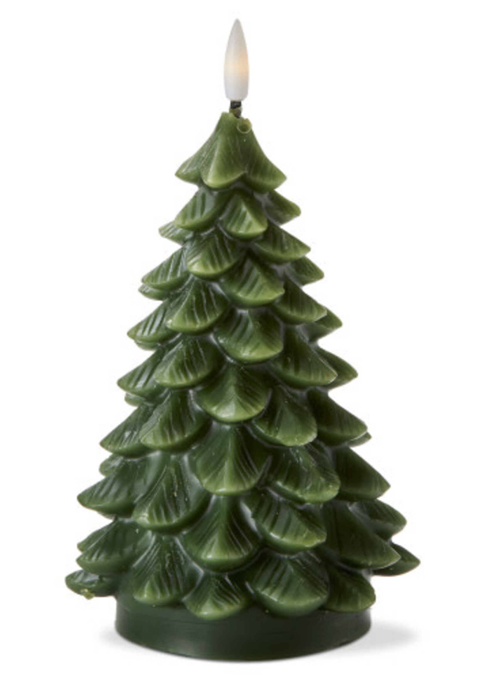 Tag *8" Green Pine Tree LED Candle-Design